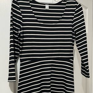 Black and white dress